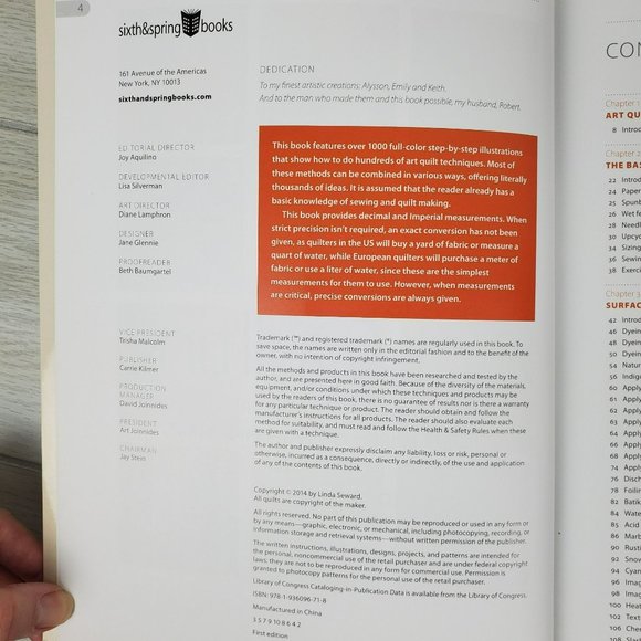 Ultimate Guide to Art Quilting Book Instruction Manual Linda Seward Step by Step - Picture 5 of 8